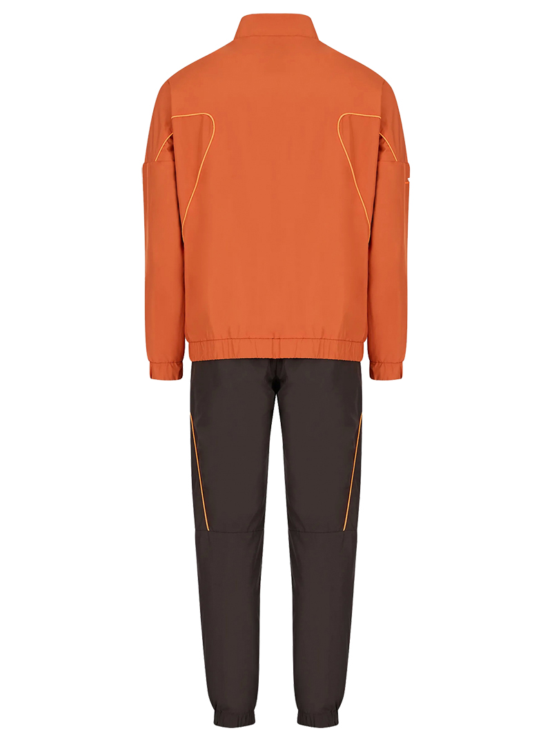EA7 Man Woven Tracksuit - orange/grey