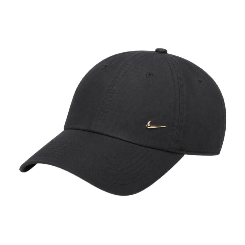 Nike Dri-Fit Club Unstructured Metal Swoosh - black/metalic gold