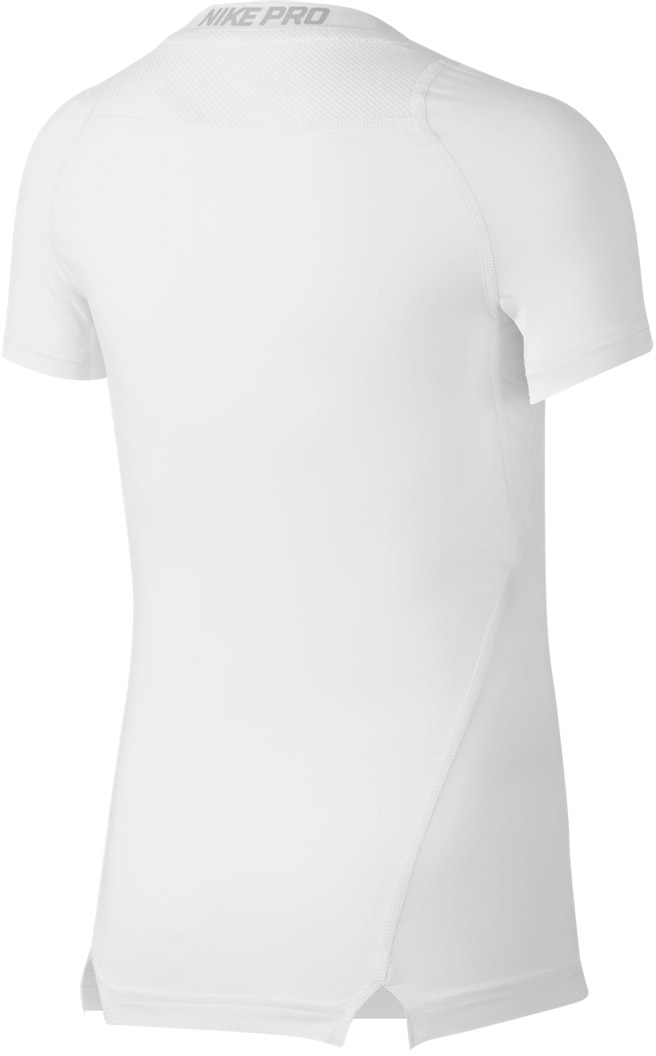 Nike Pro SS Comp Top - white
