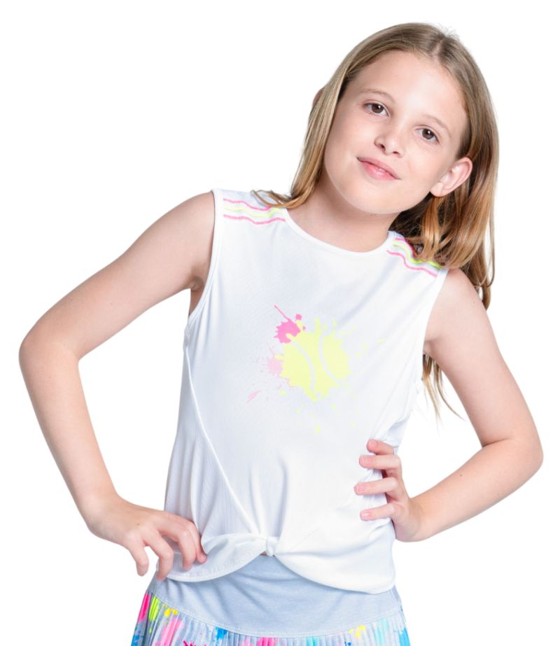 Lucky in Love Smash That Ball Tank - white 