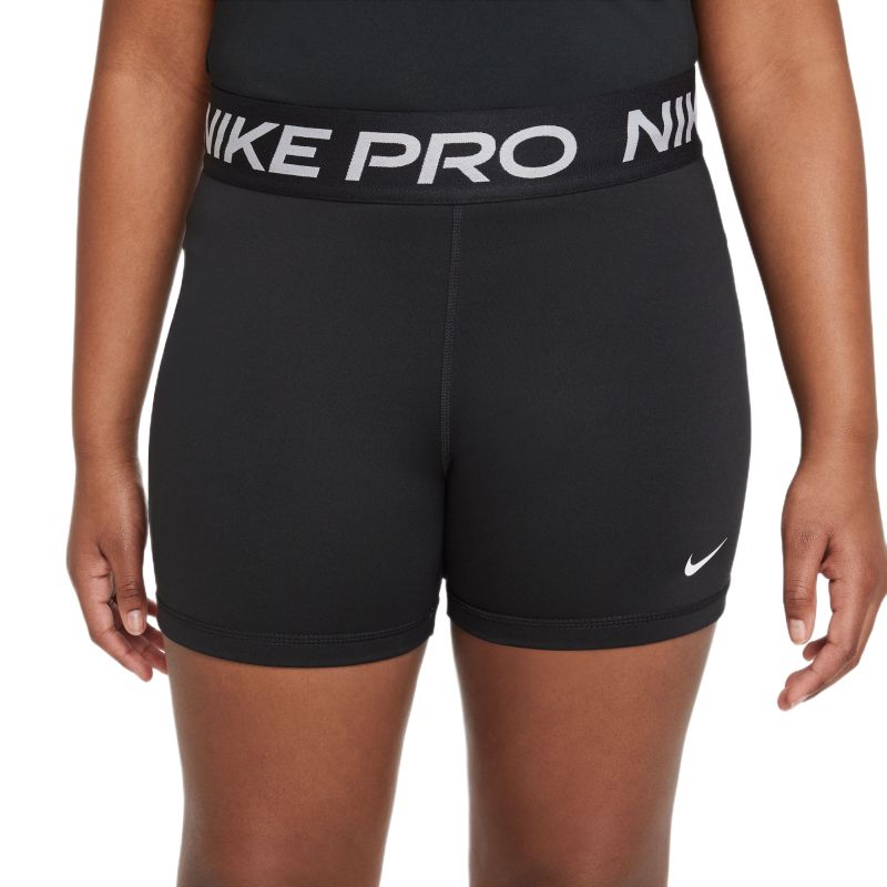 Spodenki dziewczęce Nike Kids One Dri-Fit 3in Extended Size - black/white
