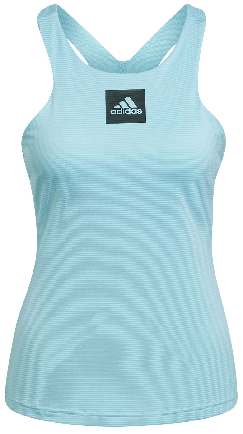 Adidas Paris Tennis Y-Tank Top W - pulse aqua/black