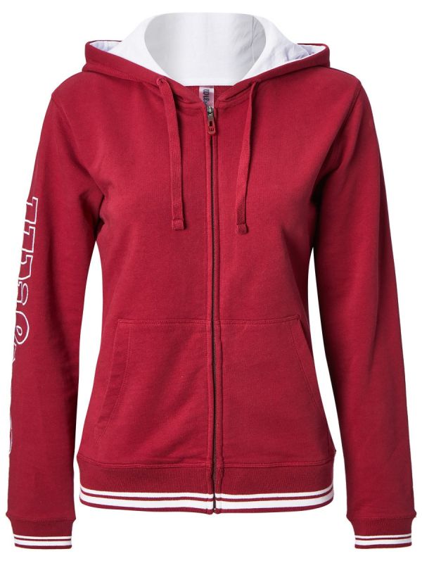 Wilson W Team II FZ Hoody - team cardinal