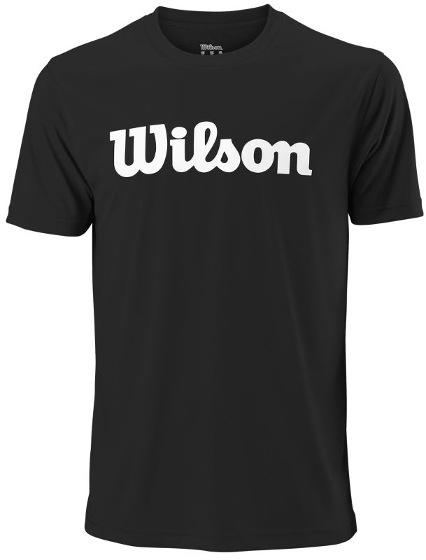 Wilson Script Tech Tee - black/white