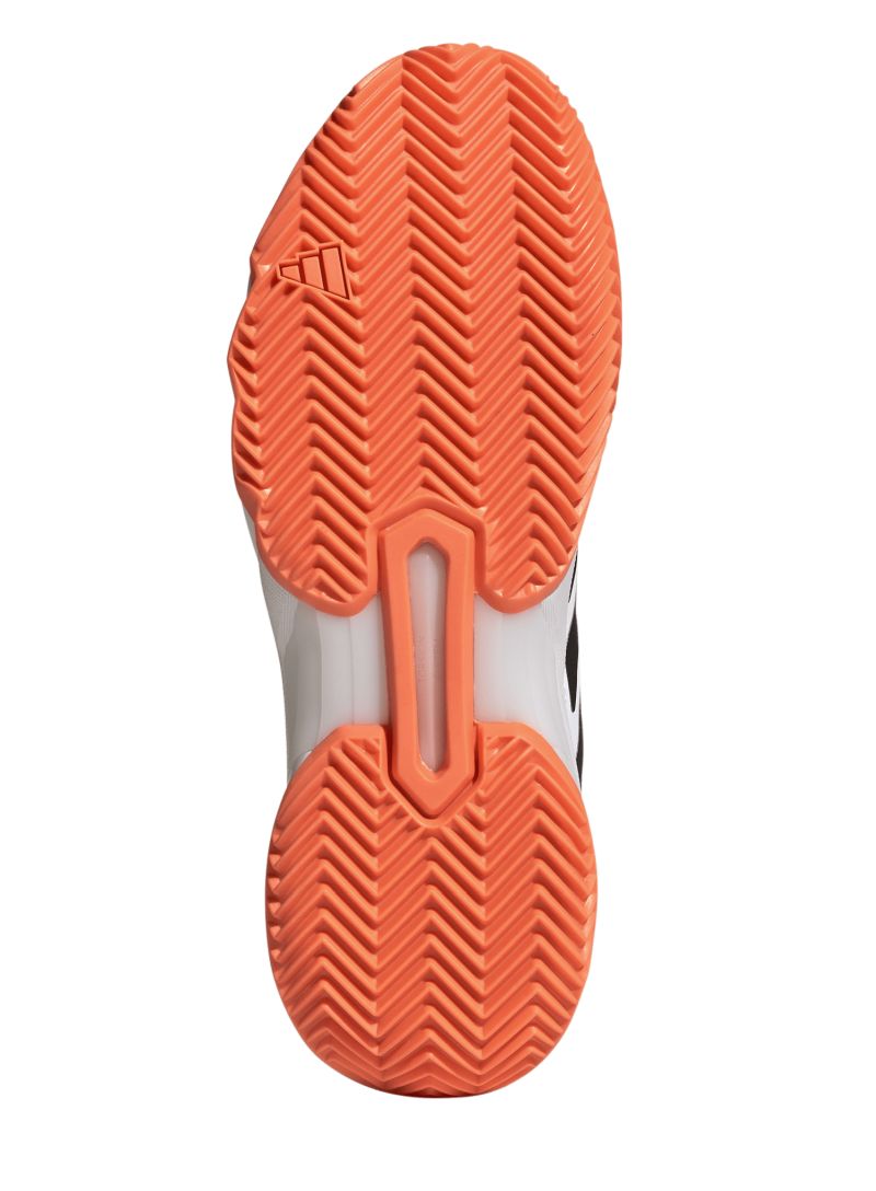 Adidas CourtJam Control 3 M Clay - cloud white/core black/lucid orange Adidas CourtJam Control 3 M Clay - cloud white/core black/lucid orange