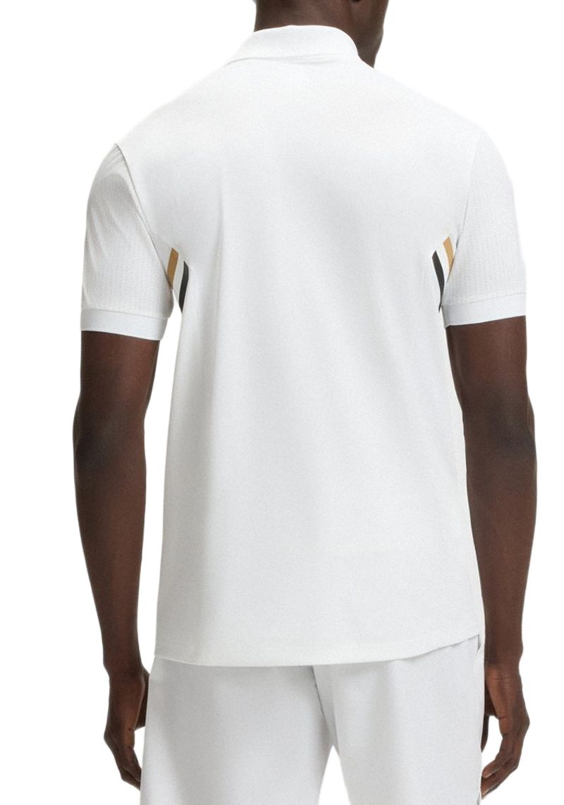BOSS Active Slim Fit With Moisture Management Shirt - white