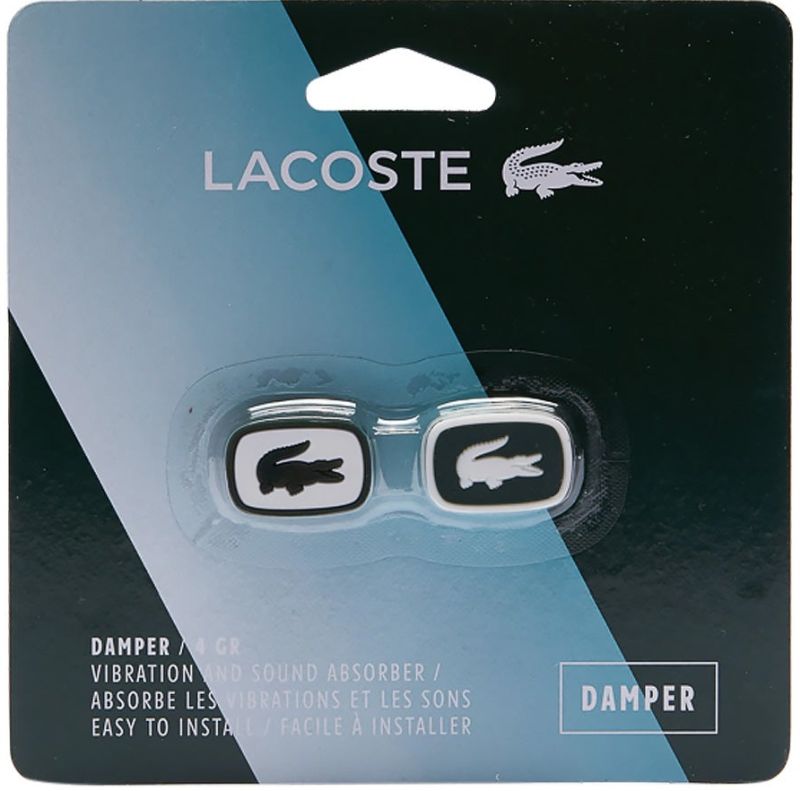 lacoste-string-vibration-dampener-2p-white-green-1 Lacoste String Vibration Dampener 2P - white/green