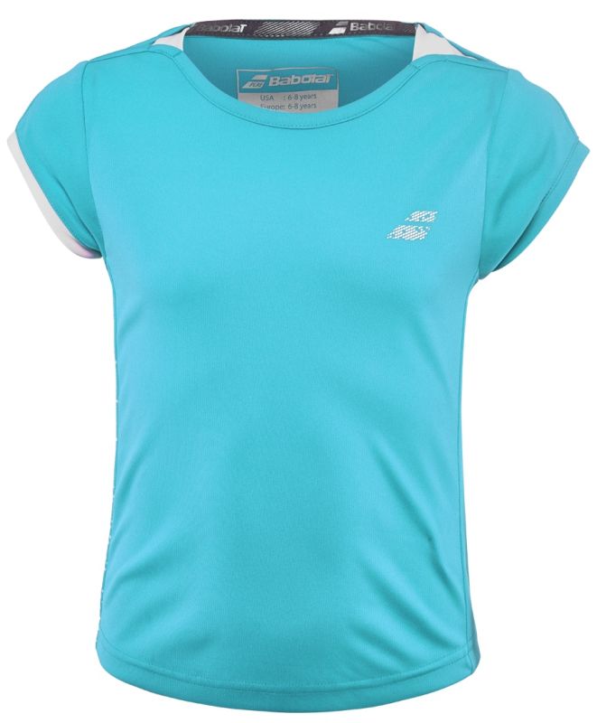 babolat-performance-cap-sleeve-top-girl-horizon-blue-1 Babolat Performance Cap Sleeve Top Girl - horizon blue