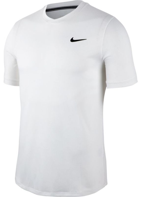 Nike Court Dry Challenger Top SS - white/black Nike Court Dry Challenger Top SS - white/black