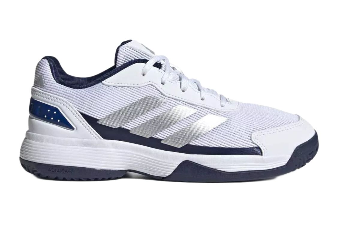 Adidas Kids Crazyquick - cloud white/silver metallic/dark blue