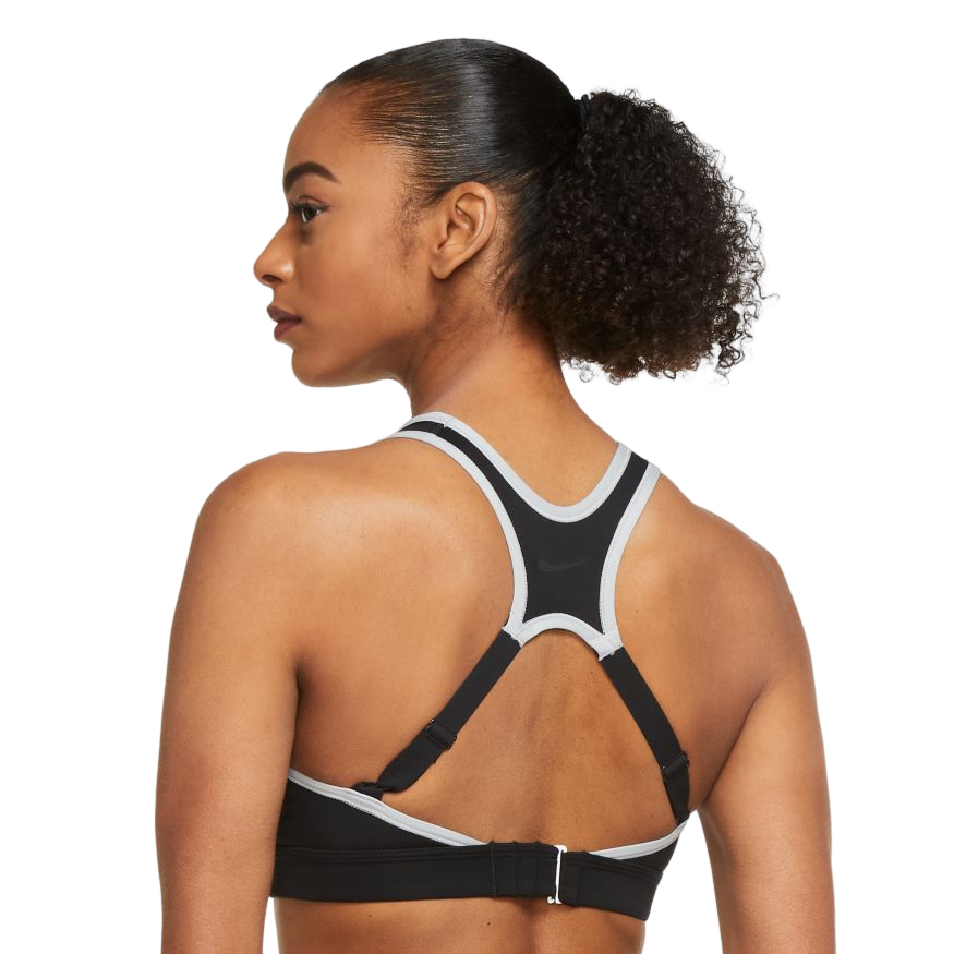 Nike Dri-Fit Impact CB Logo Bra W - black/smoke grey/white/black