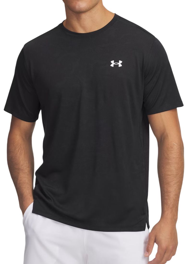 Under Armour Tech Vent Jacquard Short Sleeve - black/white