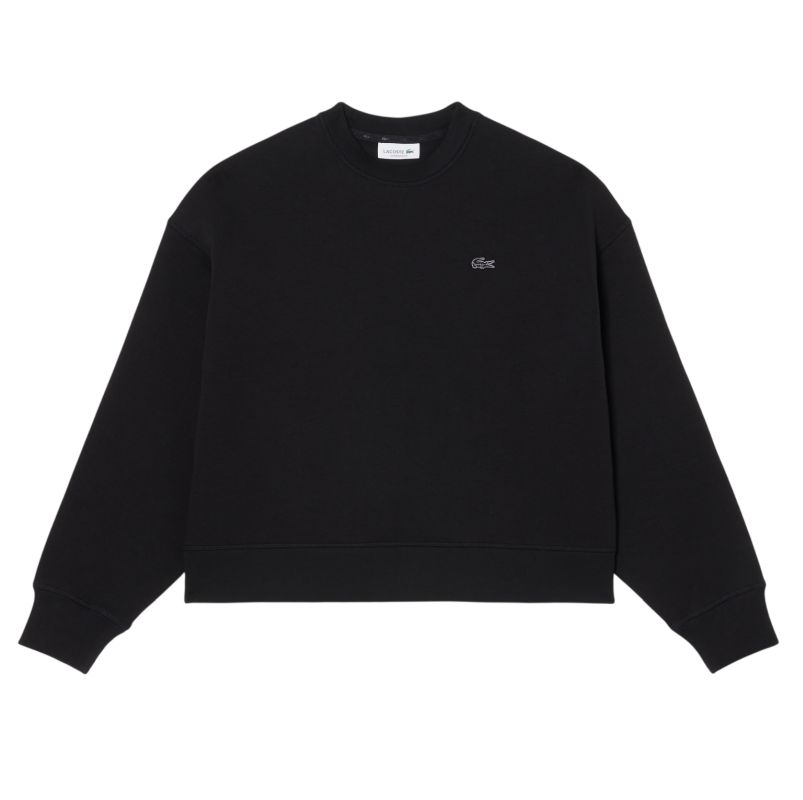Lacoste Oversized Double Face Jersey - black