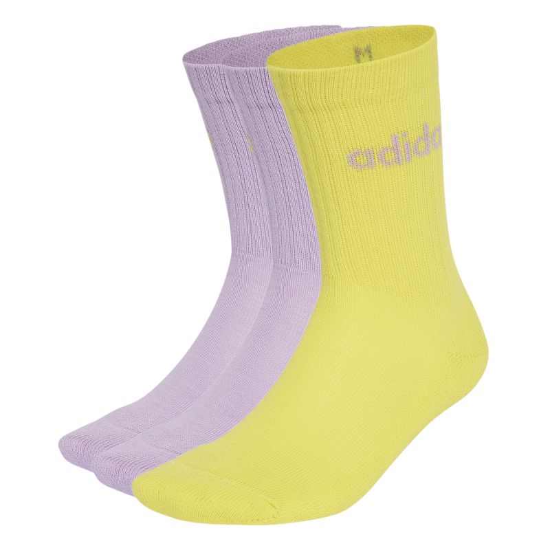 Skarpety tenisowe Adidas Linear Crew Cushioned 3P - power plum/purple lemonade/power plum