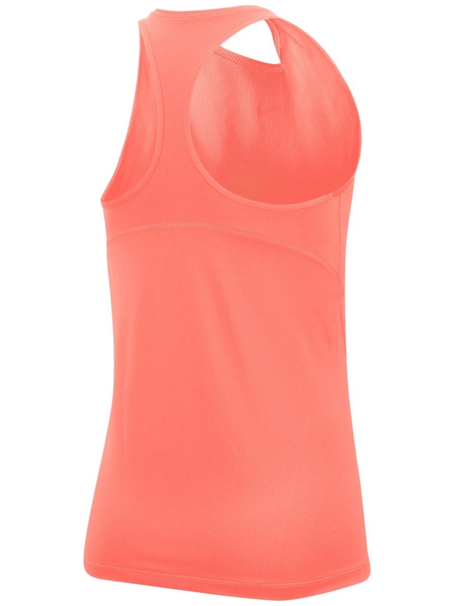 Nike Pro Tank All Over Mesh - bright mango/white