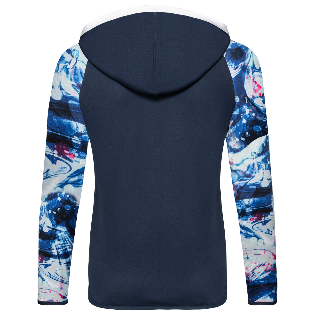Head Action Hoodie FZ W - dark blue/white