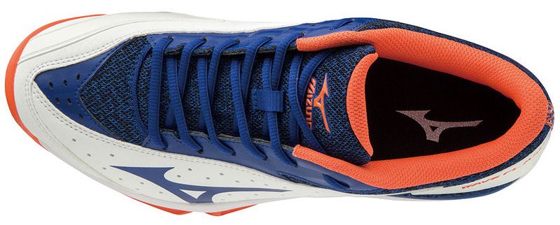 Mizuno Wave Flash AC - white/rblue/nasturtium