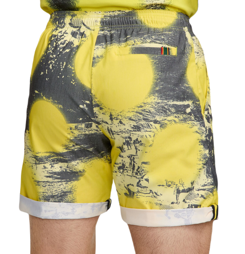 Nike Dri-FIT Heritage Print Tennis Shorts - opti yellow