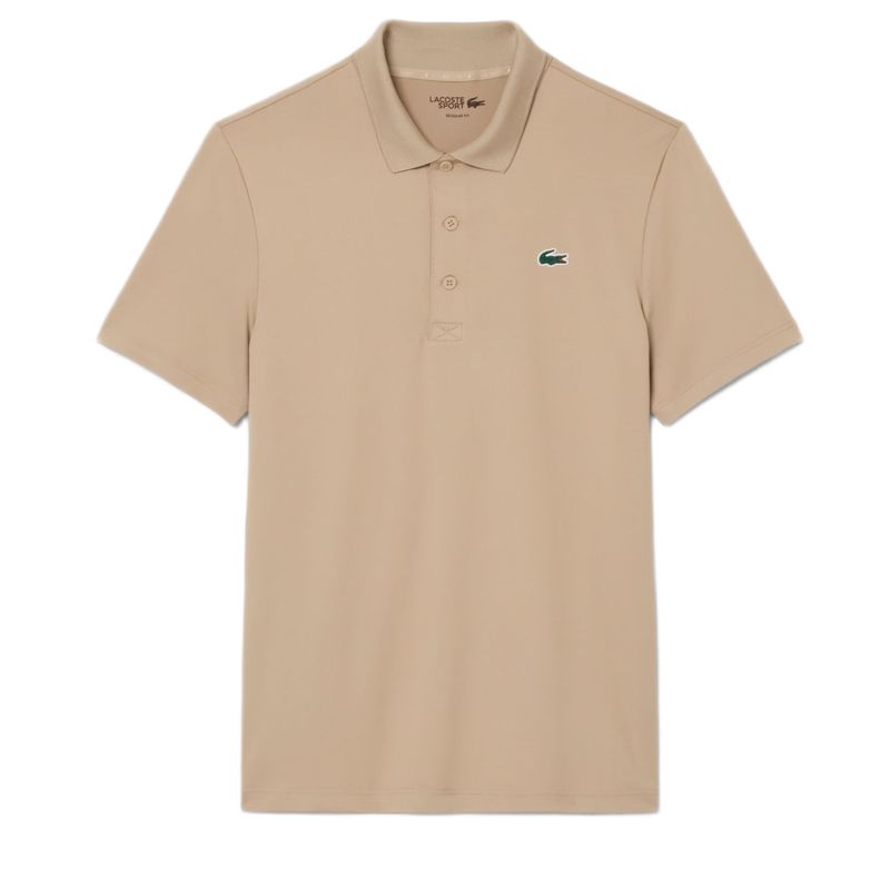 Męskie polo Lacoste Ultra Dry Stretch Golf - beige