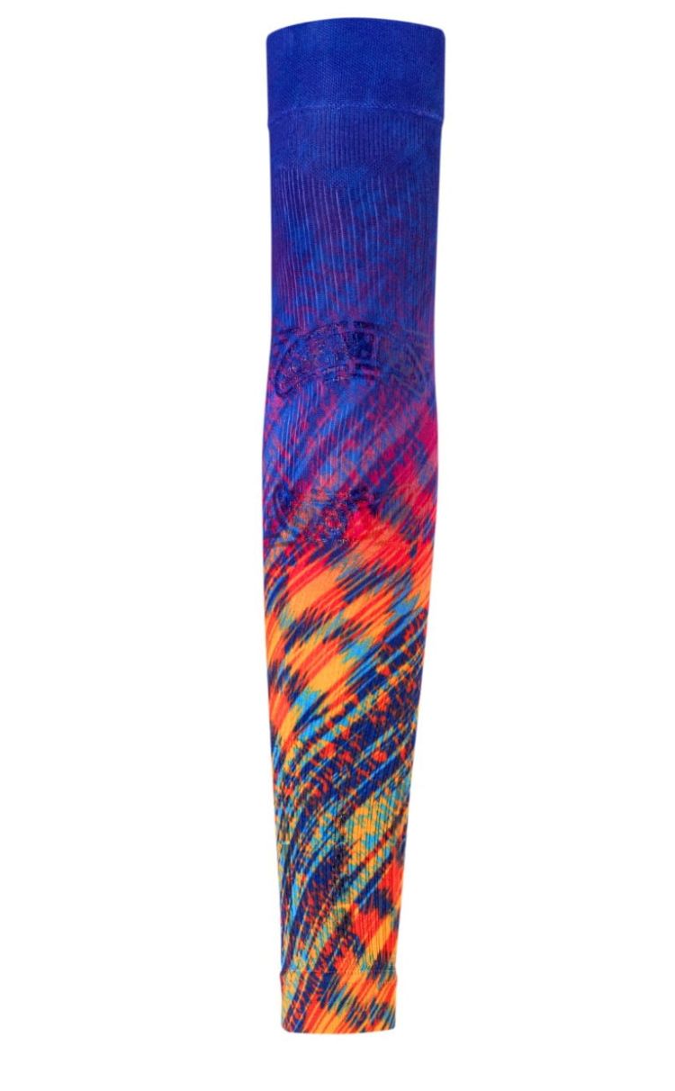 Floky No Strain Arm Sleeve 1P - rio orange-blue