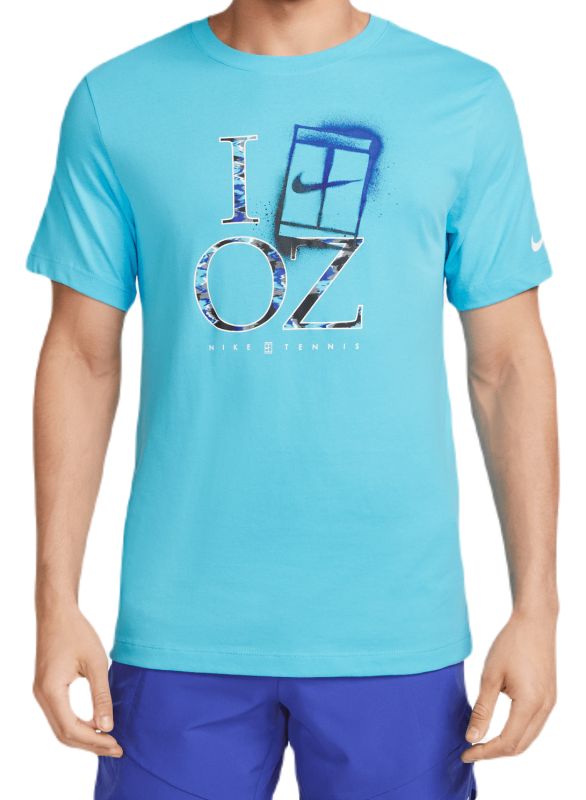 Nike Court Dri-Fit Tennis T-Shirt - baltic blue