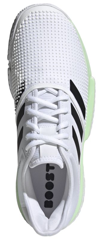 adidas-solecourt-boost-m-white-core-black-glow-green-4 Adidas SoleCourt Boost M - white/core black/glow green