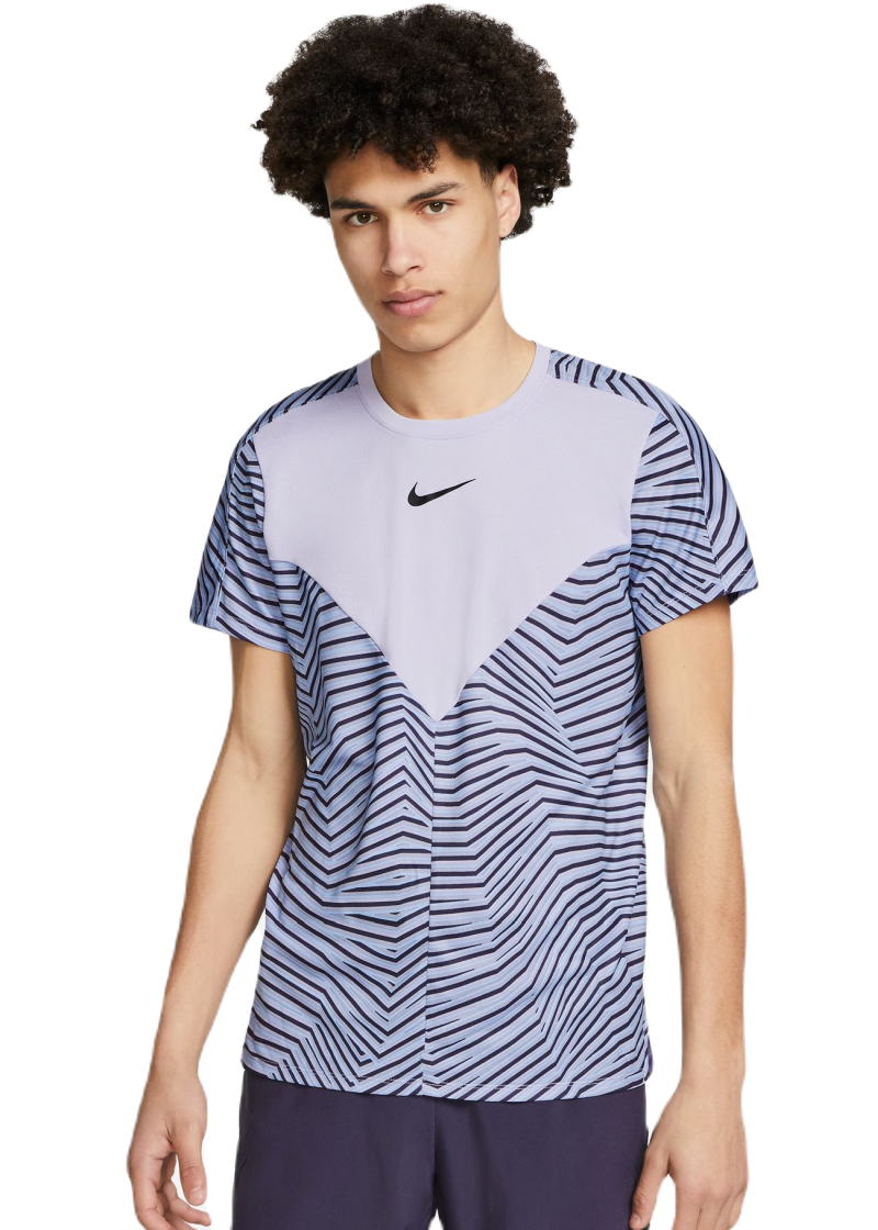 Nike Dri-Fit Slam Tennis Top - oxygen purple/black