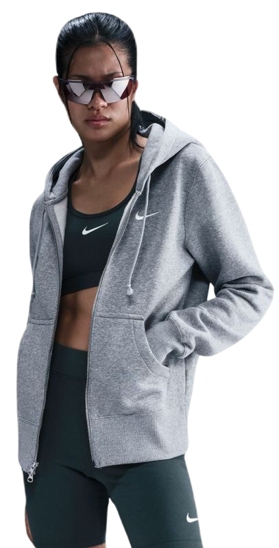 Nike Sportswear Phoenix Fleece - dark grey heather/sail