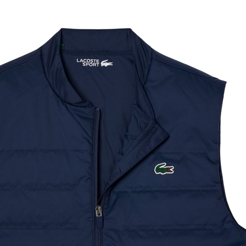 Lacoste Golf Quilted Vest - navy blue 