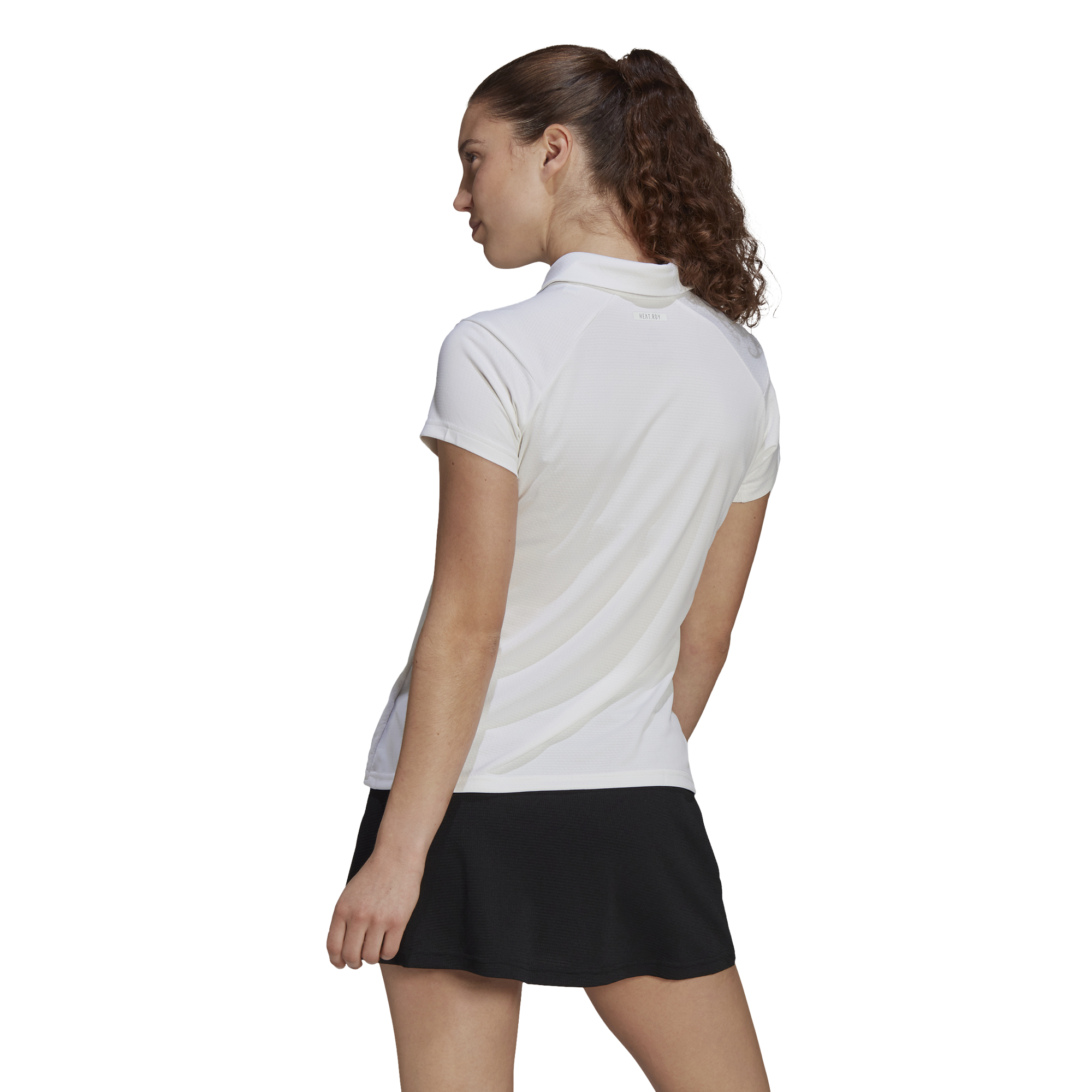 adidas-heat-ready-polo-w-white-black-2 Adidas Heat Ready Polo W - white/black