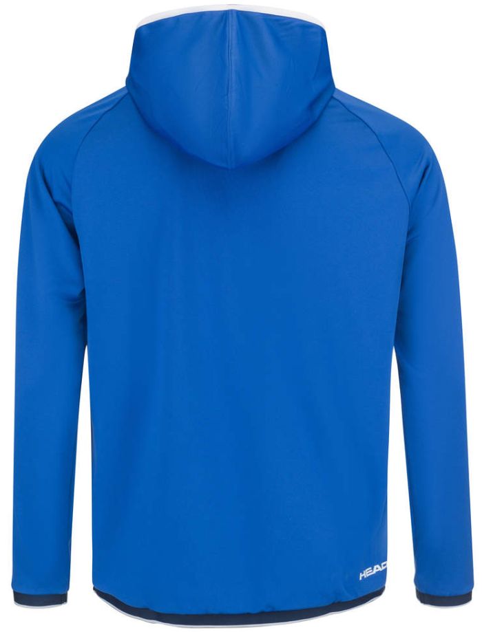 Head Topspin Hoodie - french blue/prin