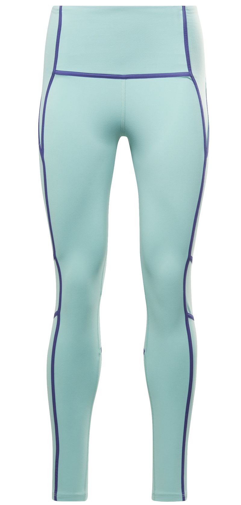 HM5751_1_APPAREL_Photography_Front-View_white Reebok Les Mills Colorblock - semi classic teal