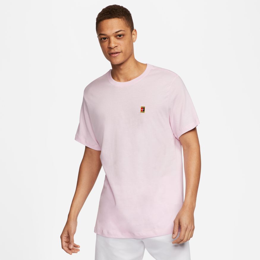 Nike Court Heritage Tee - pink foam