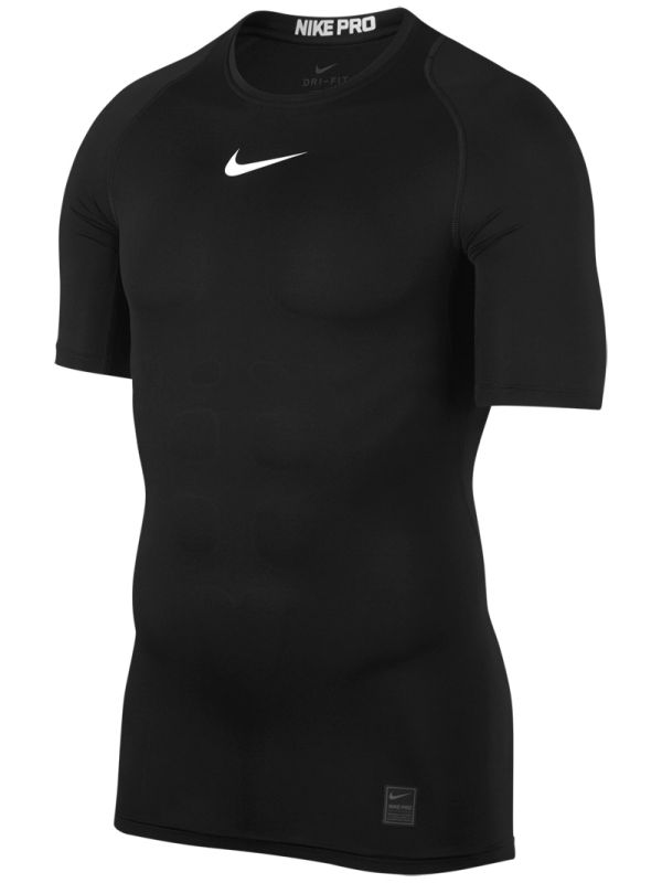 Nike Pro Top SS Comp - black/white