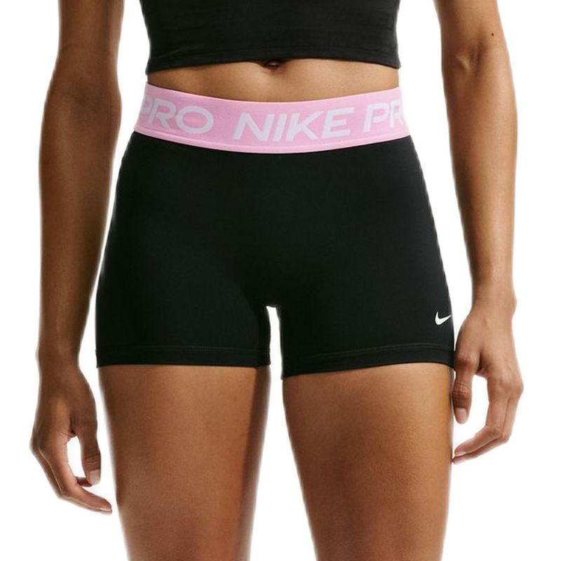 Nike Pro Dri-Fit 365 Mid-Rise 3in - black/pink rise/white