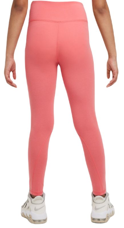 Nike Sportswear Favorites Graphix High-Waist Legging - sea coral/white