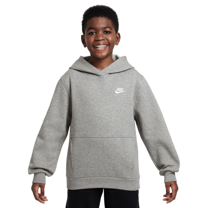 Nike Kids Sportswear Club Fleece Pullover - dark grey heather/white