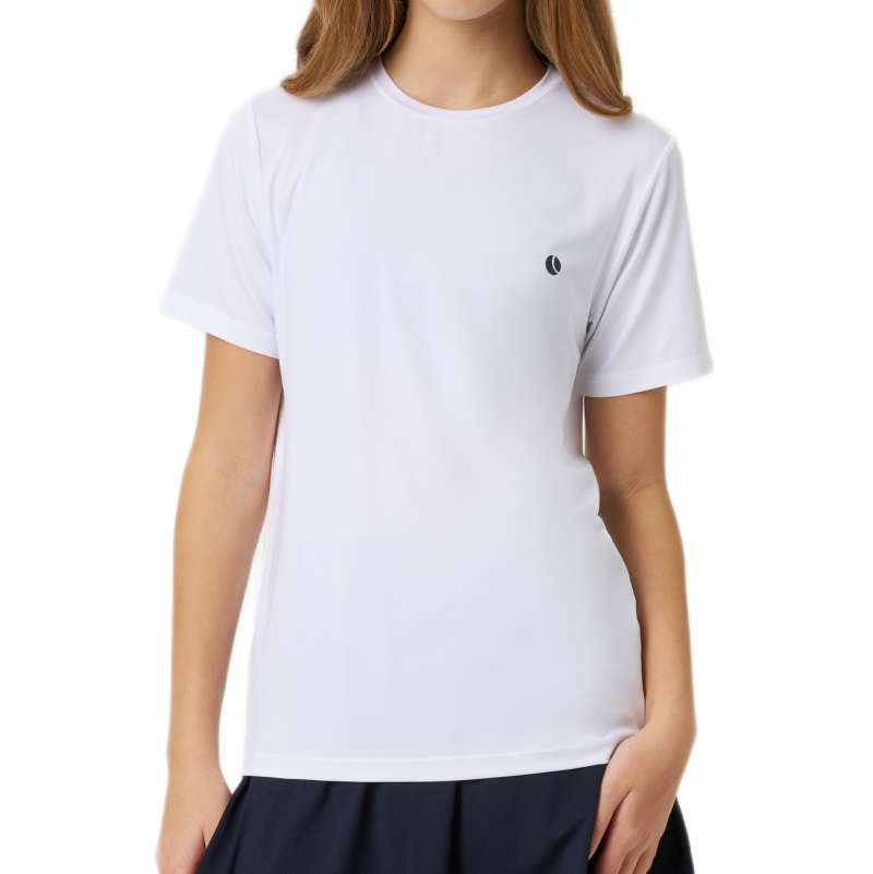 Koszulka dziewczęca Björn Borg Ace Slim - brilliant white