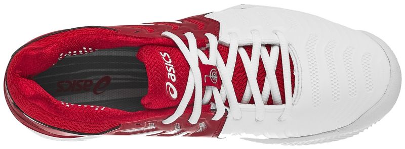 asics-gel-resolution-novak-clay-classic-red-white-silver-4 Asics Gel-Resolution Novak Clay - classic red/white/silver