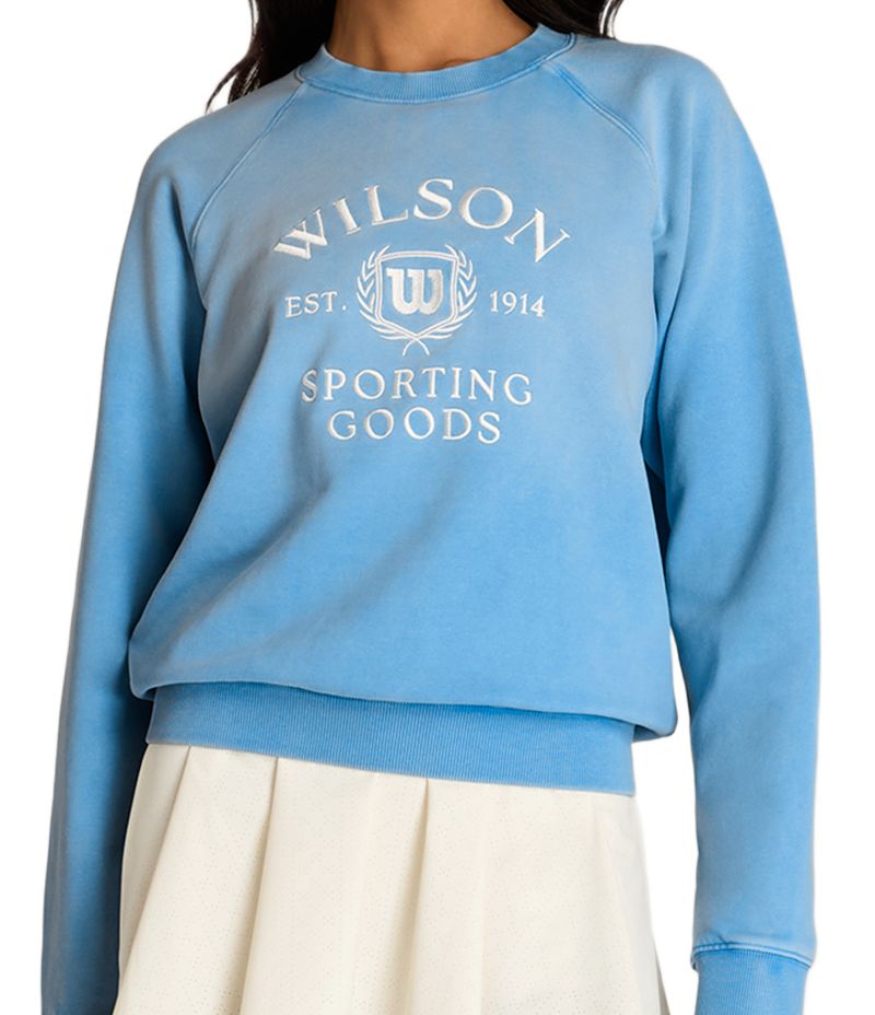 Damska bluza Wilson Classic Crew - ally blue
