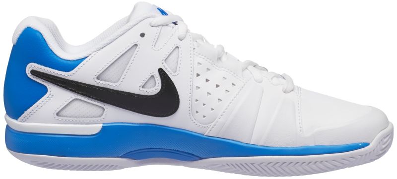 Nike Air Vapor Advantage Clay - white/black/light photo blue