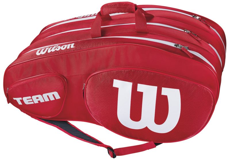 Wilson Team III 12 Pack Bag - red/white