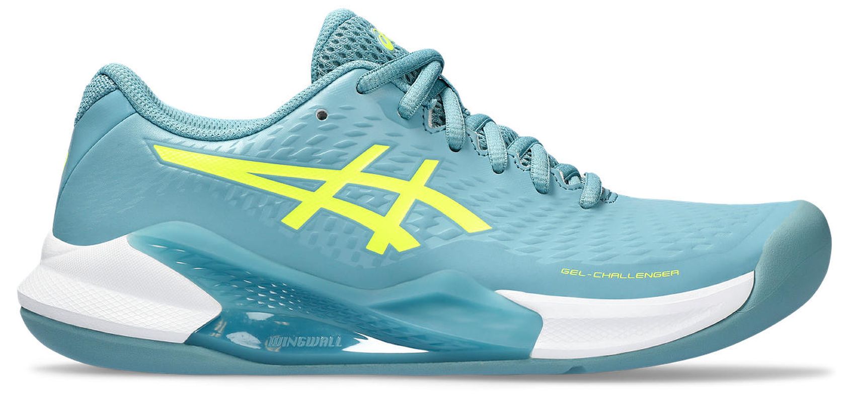 Asics Gel-Challenger 14 Indoor - gris blue/safety yellow