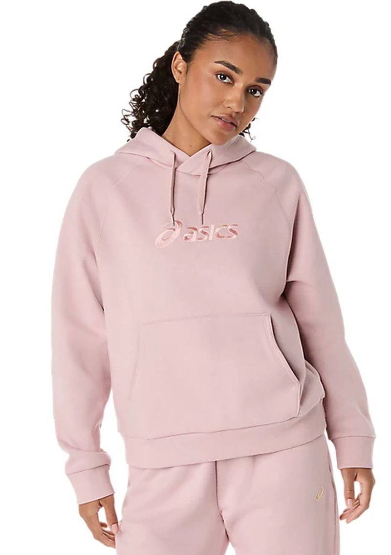 Asics Logo Fleece Pullover - morganite