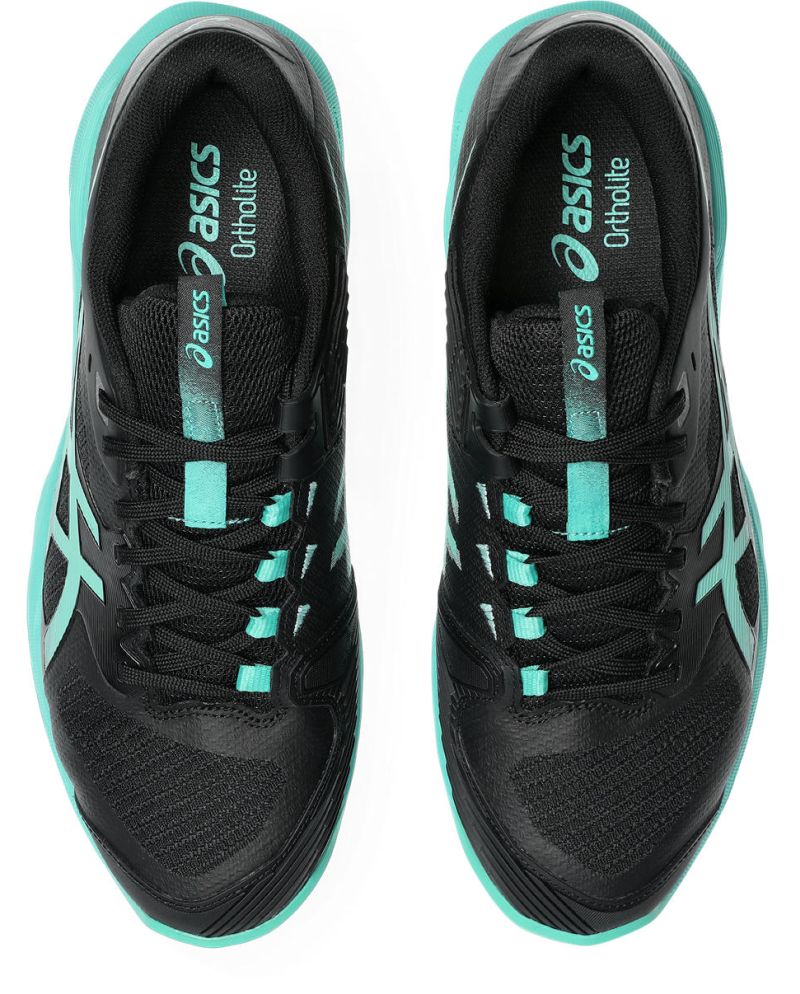 Asics Solution Speed FF 4 - black/aurora green Asics Solution Speed FF 4 - black/aurora green