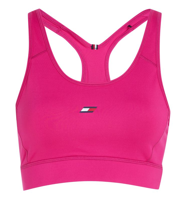 Tommy Hilfiger Mid Intensity Essential Bra - eccentric magenta