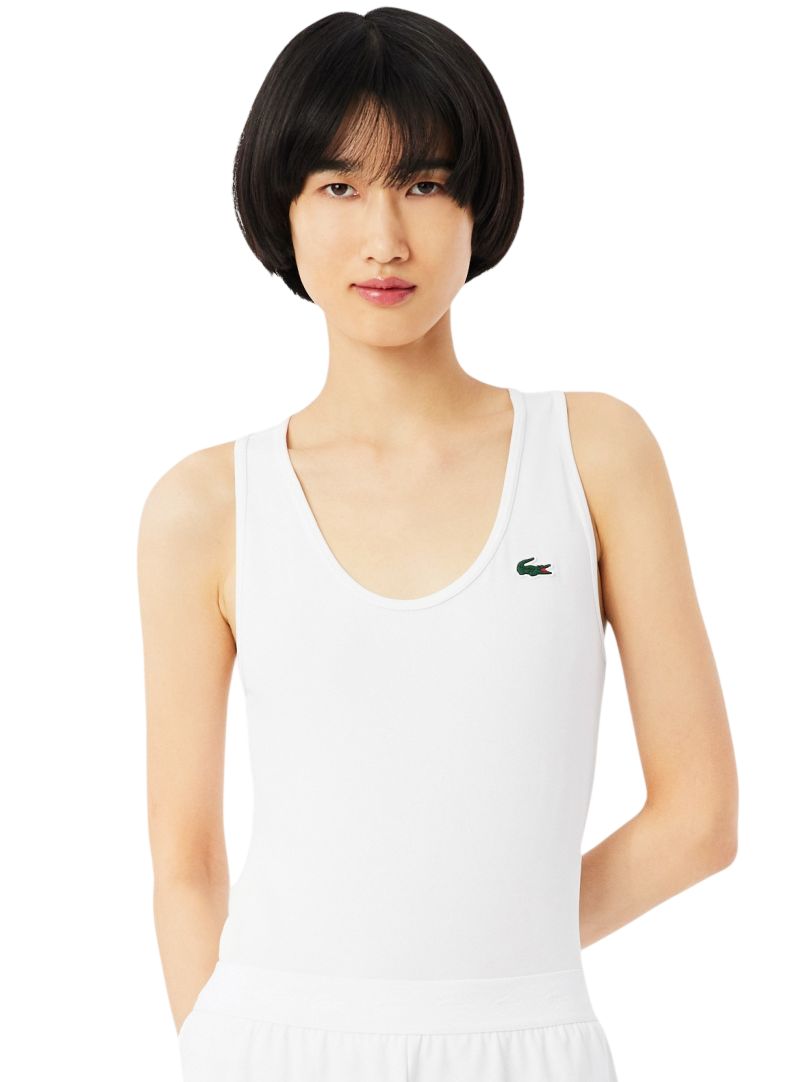 Lacoste Sport Slim Fit Tank - white