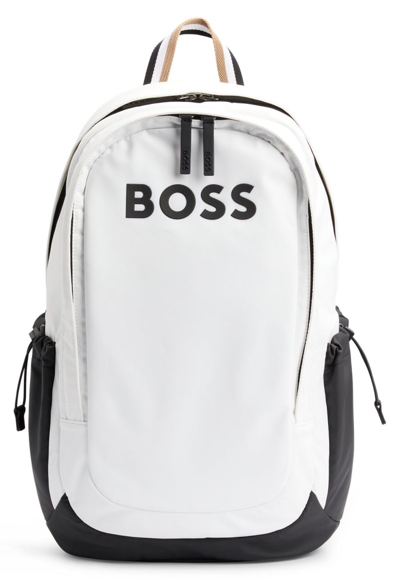 Tennis Backpack BOSS x Matteo Berrettini Thunder Backpack open white