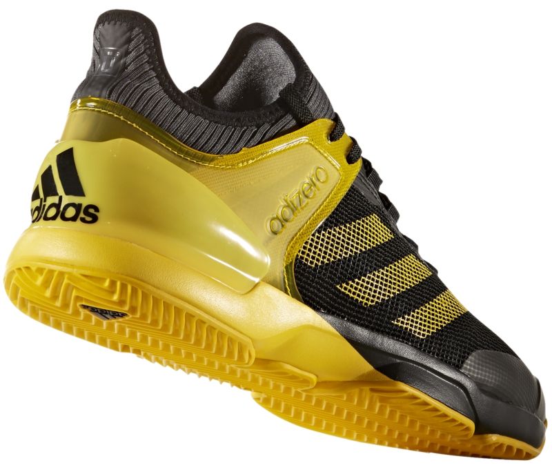  Adidas Adizero Ubersonic 2 Clay - core black/eqt yellow/grey five