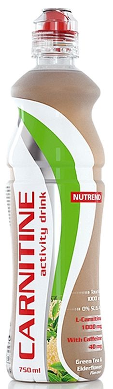 Nutrend CARNITINE ACTIVITY DRINK with coffeine - green tea & elderflower Nutrend CARNITINE ACTIVITY DRINK with coffeine - green tea & elderflower